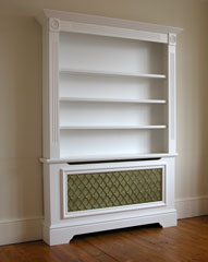Radiator Cabinets Made To Measure, Mdf Radiator Covers With Bookcase